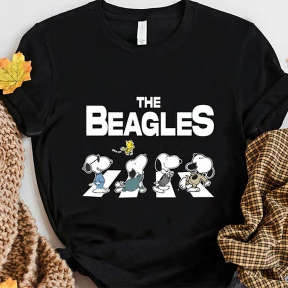 Snoopy Shirt The Beagles Shirt Abbey Road Inspired Shirt Fall Dogs Shirt